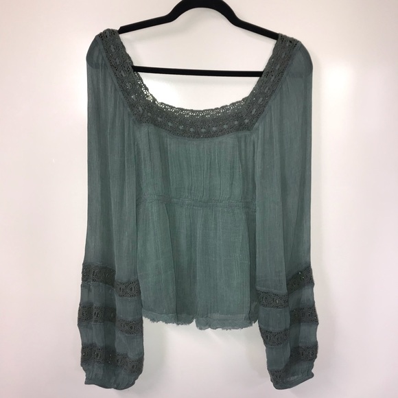 Free People Moonchaser Peasant Top - Picture 3 of 16